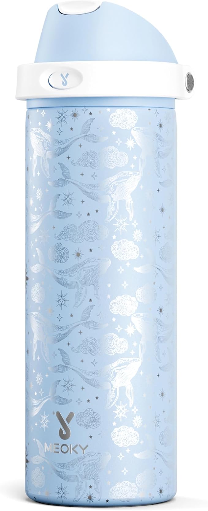24 oz Insulated Water Bottle by MEOKY