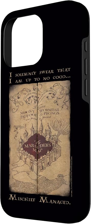 iPhone 16 Pro Harry Potter Marauder's Map Words Case - Image 2