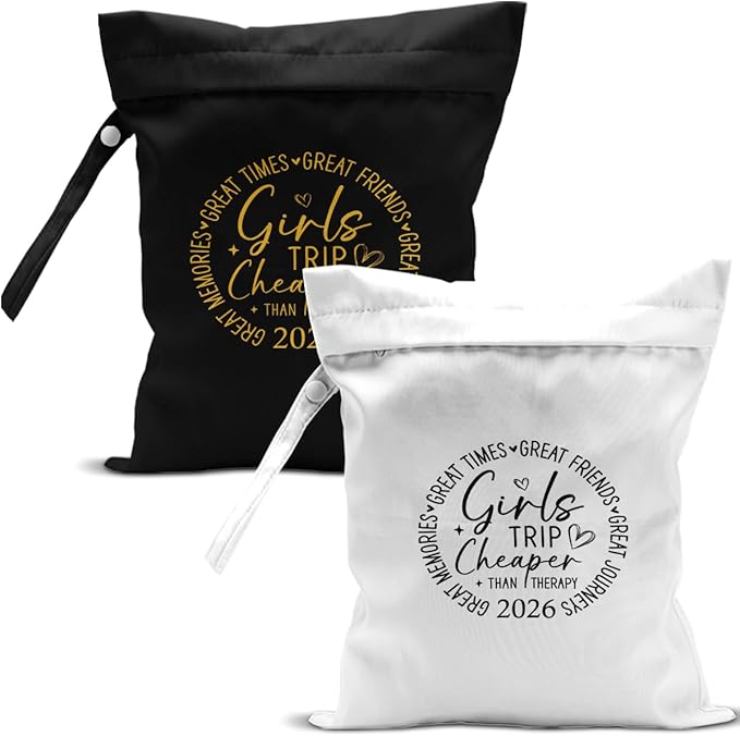 2Pcs Girls Trip Gifts Wet Dry Bag, Beach Bag Wet Bag Favors, Aloha Bags by zcyxuuw