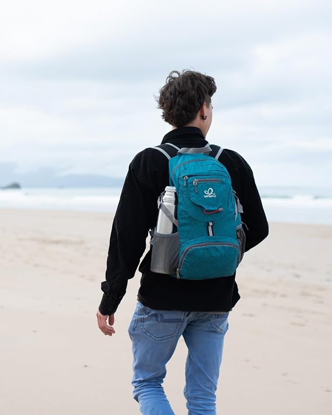 WATERFLY Small Lightweight Packable Backpack: 20l Ultra Light Foldable Travel - Image 9