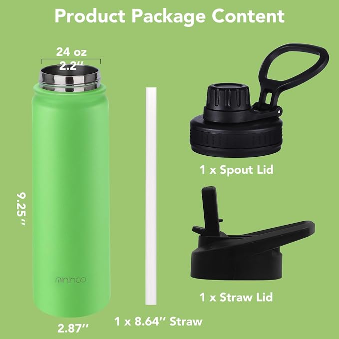 mininoo 24 oz Insulated Water Bottle - Image 6