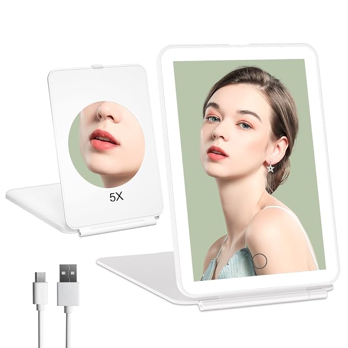 FUNTOUCH Rechargeable Portable Makeup Mirror by FUNTOUCH