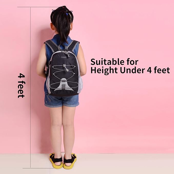 10L Small Hiking Backpack for Kids Ages 3-6 Girls Boys Under 4 feet, Mini - Image 3