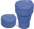 Collapsible Silicone Camping Cups 13oz by Peboms