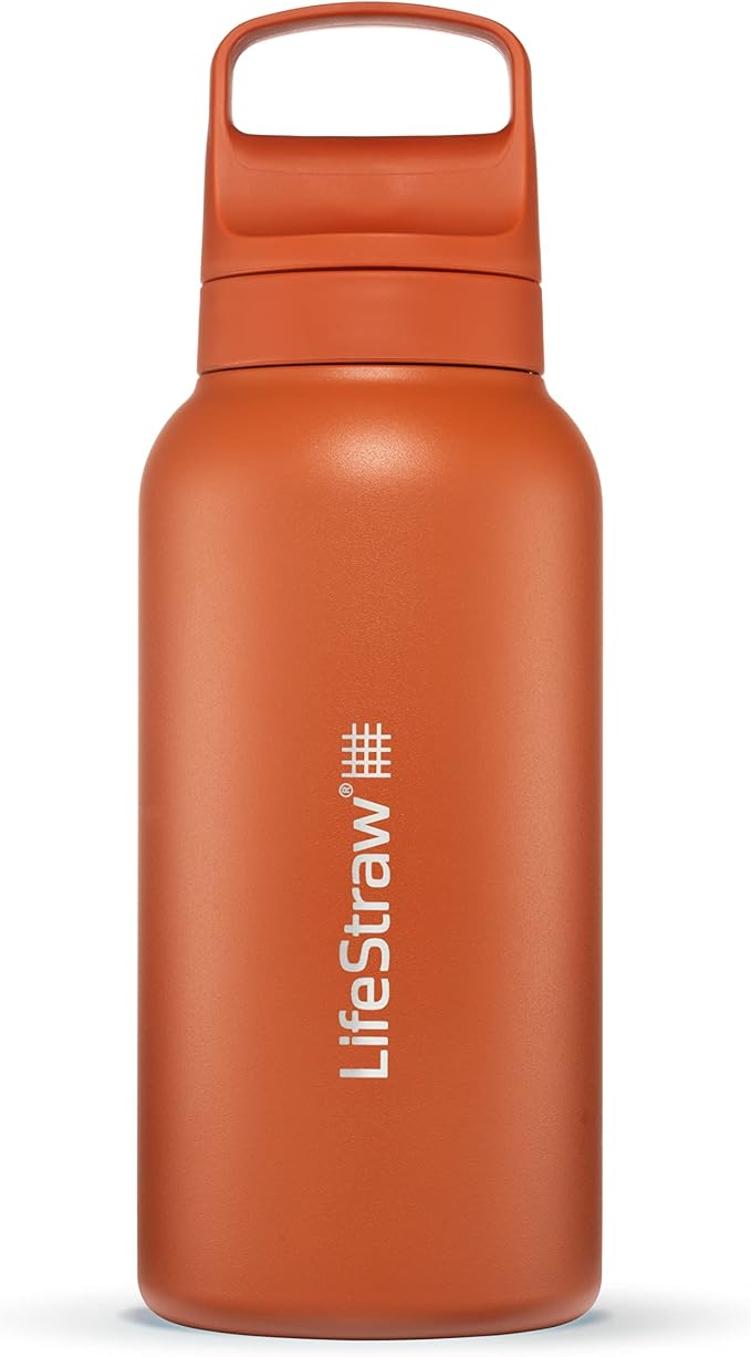 LifeStraw Go Series — Insulated Stainless Steel Water Filter Bottle by LifeStraw