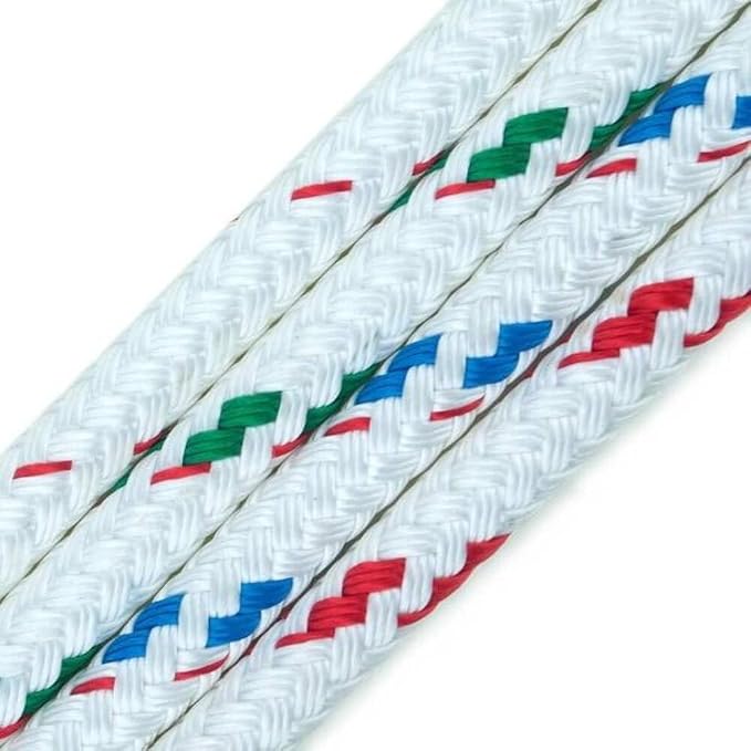 New England Ropes 3/16in Sta-Set White 100 Feet Long - Image 2