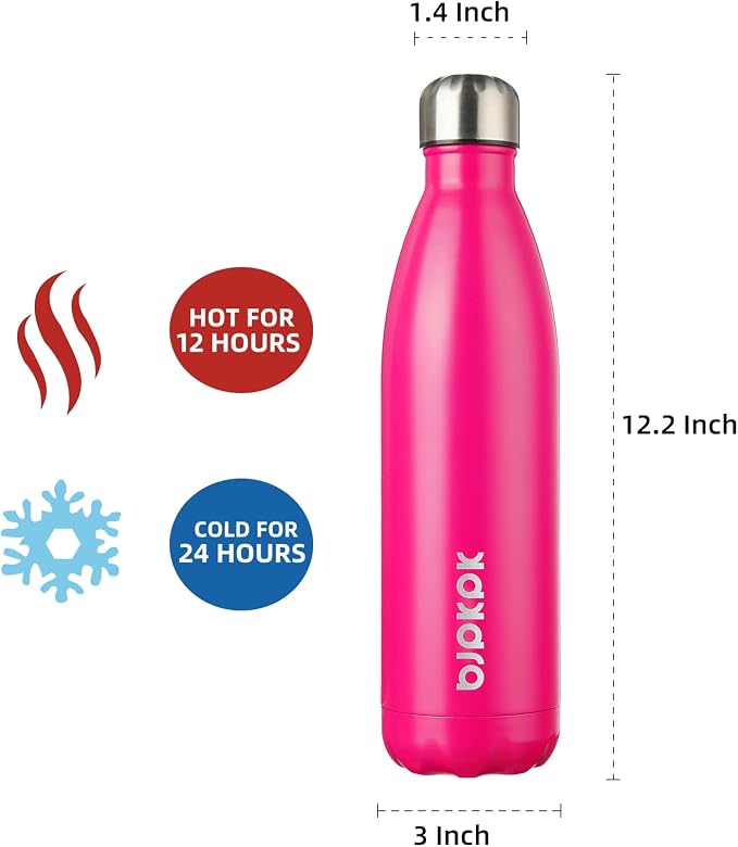 BJPKPK 25oz Insulated Stainless Steel Water Bottles, Sports Water Bottles Keep - Image 2