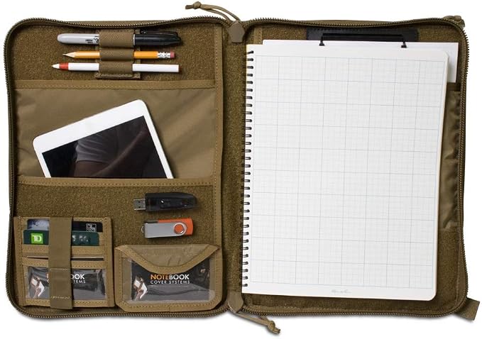 Tactical Notebook Covers Tactical Admin Notebook Cover System | Zippered Map - Image 5