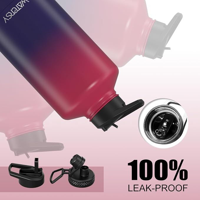 87oz Insulated Water Bottle, BPA Free&Leak Proof, 1.5 Gallon Stainless Steel - Image 5