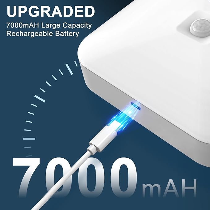 WhitePoplar Motion Sensor Rechargeable Ceiling Light Indoor - Image 4