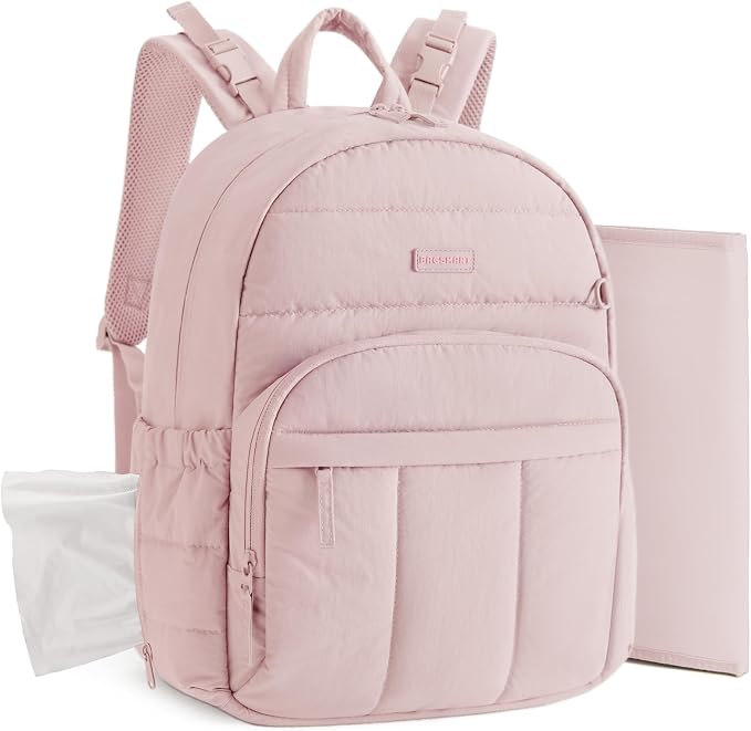 BAGSMART Diaper Bag Backpack, Lightweight Stroller-Friendly Diaper Bag by BAGSMART