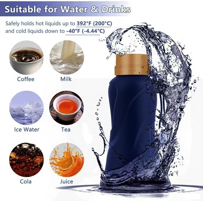 Collapsible Water Bottles, Leak Proof, Reuseable BPA Free Silicone Foldable - Image 3