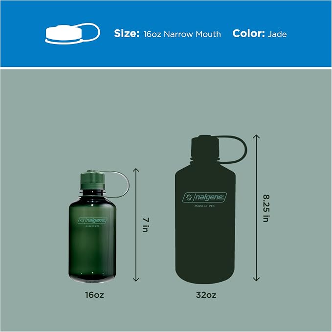 Nalgene 16 oz Narrow Mouth Water Bottle | BPA-Free, Durable & Leak Proof - Image 5