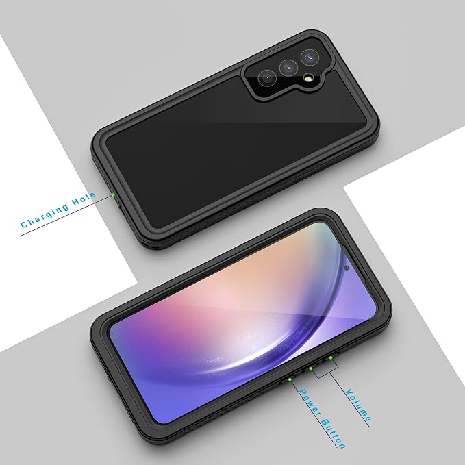 Lanhiem for Samsung Galaxy A54 5G Phone Case, IP68 Waterproof Dustproof - Image 6