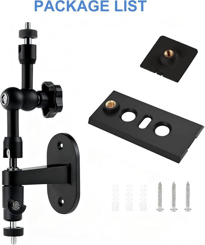 2-in-1 Wall Mount for Ring Solar Panel, Ring Stick Up Cam Battery, Spotlight - Image 7