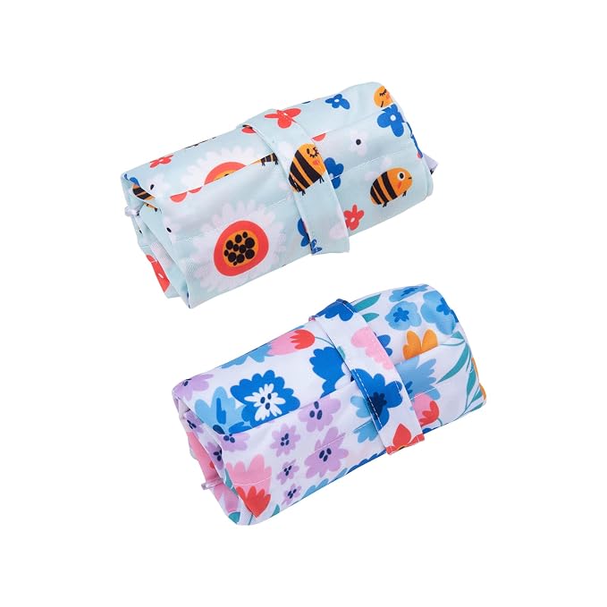 ALVABABY 2pcs Cloth Diaper Wet Dry Bags Waterproof Reusable - Image 4