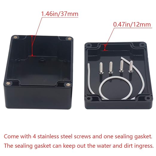 Junction Box IP65 Waterproof ABS Plastic Electrical Project Case Power Junction - Image 4