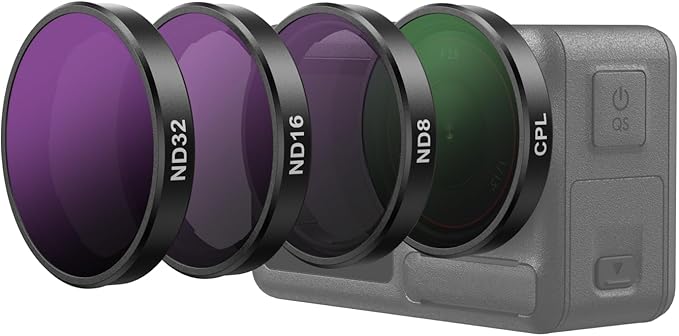TELESIN Lens Filter Set for DJI Action 5 Pro Action 4 Action 3 Camera by telesin