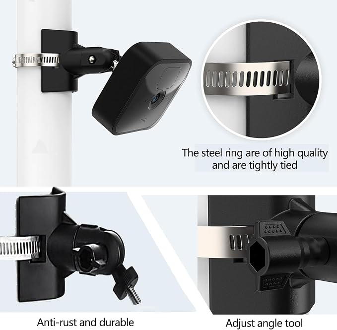 No-Drill Outdoor Pole Mount, Pole Mount Compatible - Image 5