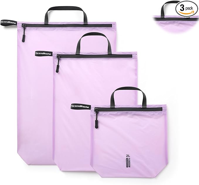 Travel Laundry Bag Ultralight Waterproof Washable Wet Dry Bag by Scandihome