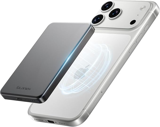 ULiXWH 10, 000mAh for MagSafe Power Bank Ultra Slim, Magnetic Wireless Charger by ULiXWH