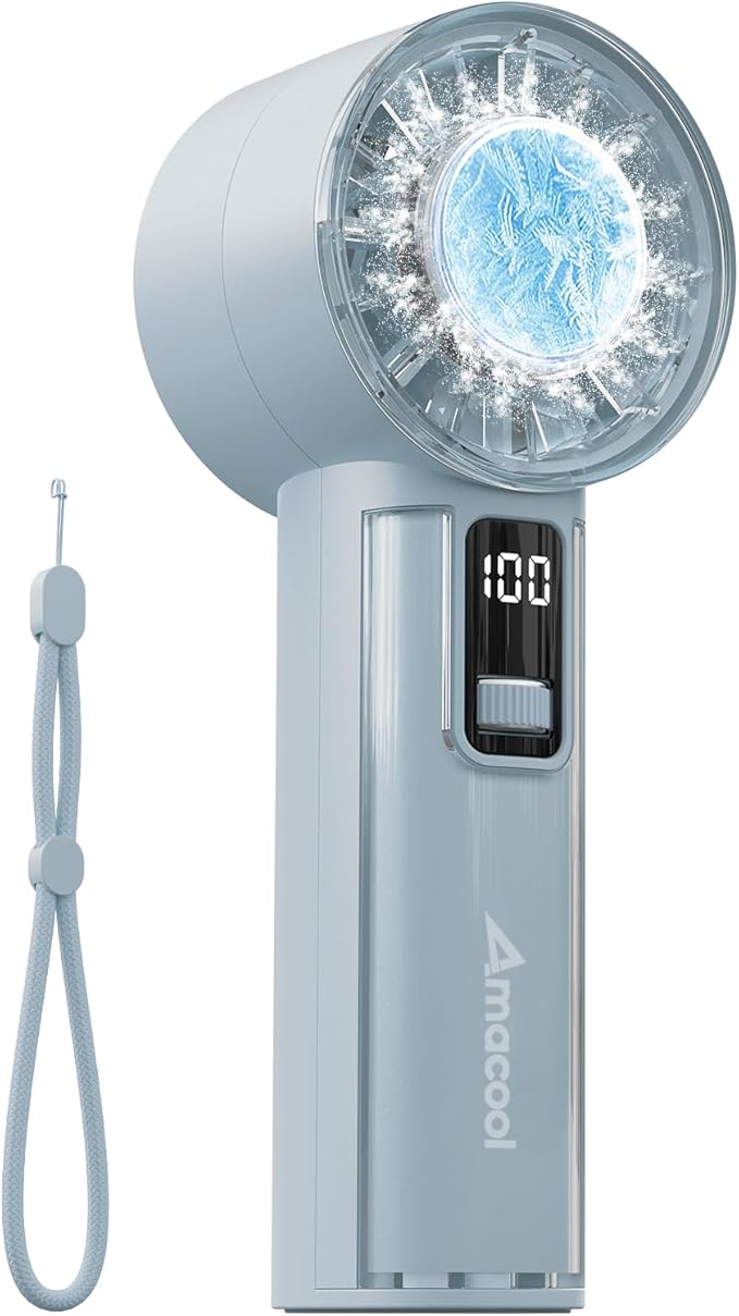 AMACOOL Handheld Fan with Ice Cooler, Mothers Day Gifts by AMACOOL