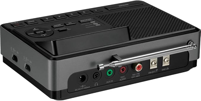 Sangean CL-100 NOAA, S.A.M.E and Public Alert Certified Weather Alert Table-Top - Image 4