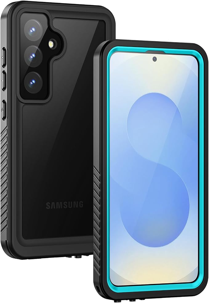Lanhiem for Samsung Galaxy S25 Case, IP68 Waterproof Dustproof, Built-in Screen by LanhiemHome