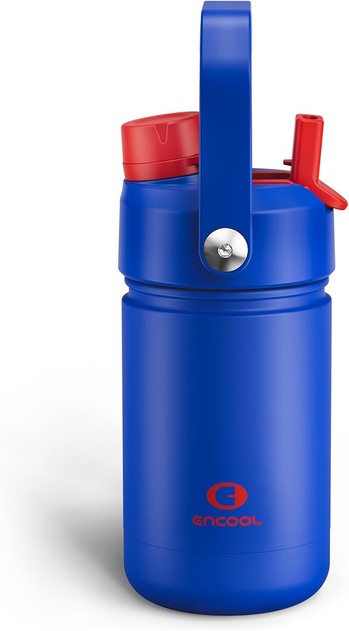 ENCOOL Kids Insulated Water Bottle - 12oz Stainless Steel Water Bottle with by ENCOOL