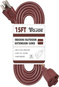 YOJOE Indoor Outdoor Extension Cord, 3 Prong 13A Weatherproof Power Cord by YOJOE