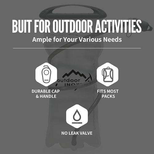 1.5L/2L/3L Hydration Bladder, INOXTO Water Bladder - Image 2