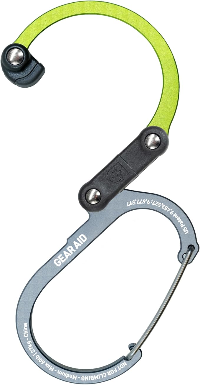 GEAR AID HEROCLIP 360° Swivel Carabiner Gear Clip and Hook - Image 2