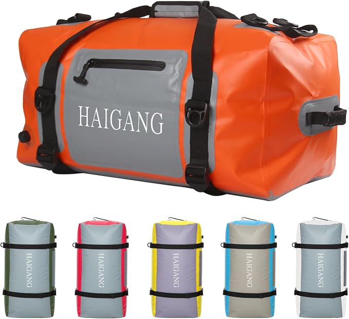 110L Waterproof Duffel Bag Travel Dry Bag, Large Capacity, Adjustable Thickened by Haigang