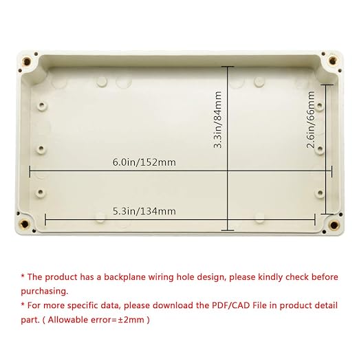 LeMotech ABS Plastic Junction Box Dustproof Waterproof IP65 Electrical - Image 5
