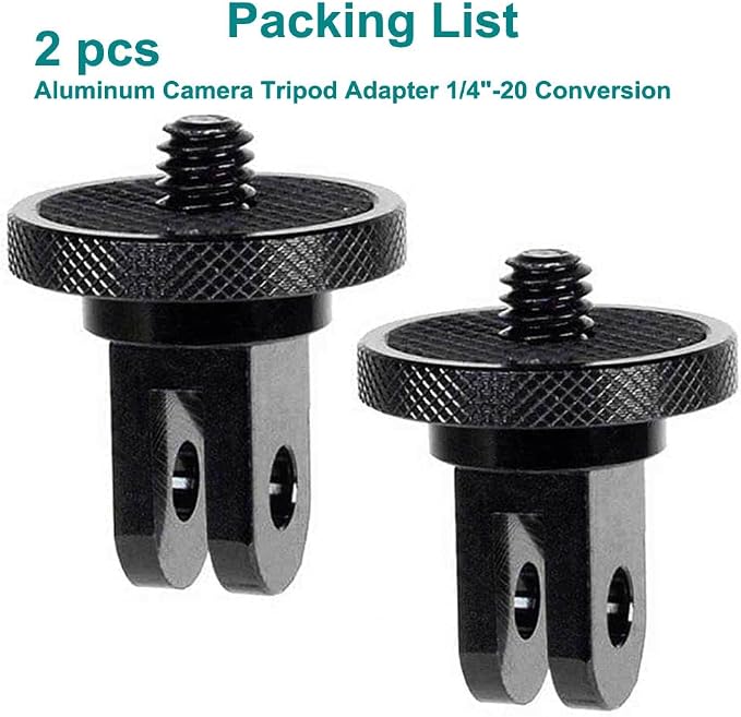 Aluminum Camera Tripod Adapter 1/4"-20 Conversion Adapter Mounts Compatible - Image 4