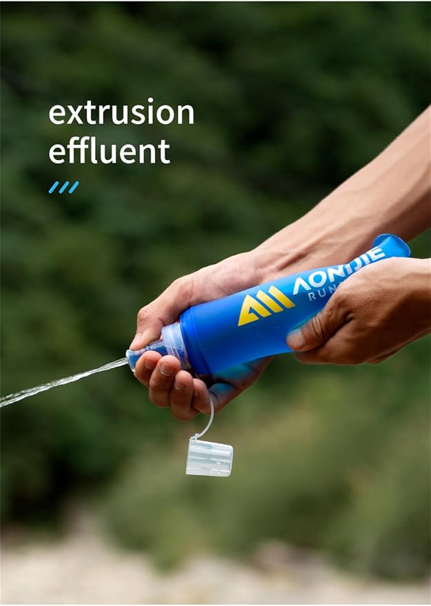 AONIJIE 250ML/350ML/500ML/600ML Portable TPU Soft Water Bottle Folding Soft - Image 6