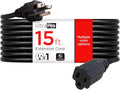 UltraPro Outdoor Extension Cord, 15 Ft, Heavy Duty Extension Cord, Double by UltraPro