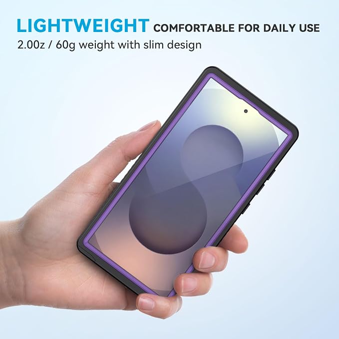 Lanhiem for Samsung Galaxy S25 Ultra Case, IP68 Waterproof Dustproof, Built-in - Image 5