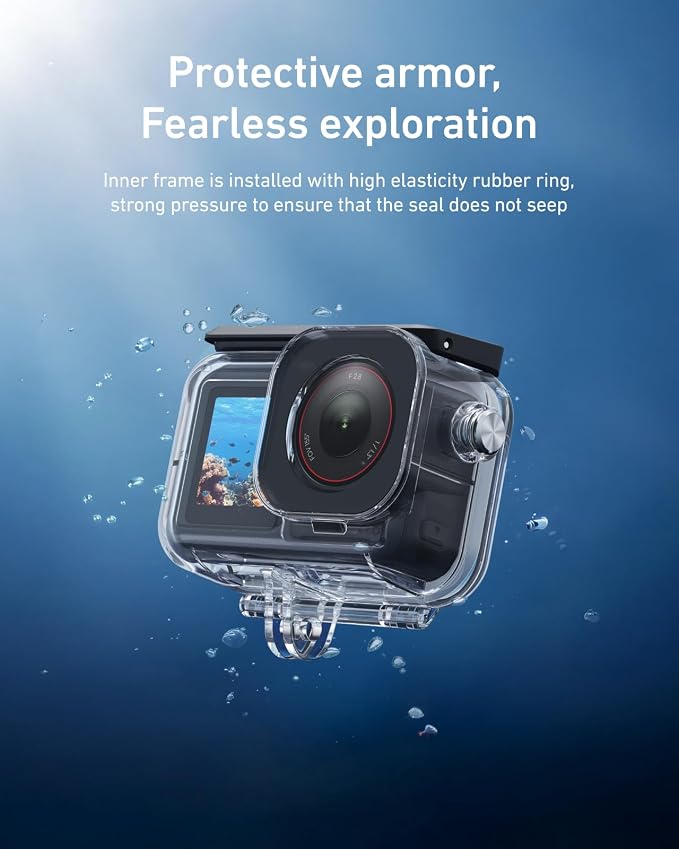 TELESIN Waterproof Case Combo for Action 6 Underwater Housing Shell Cage + - Image 6