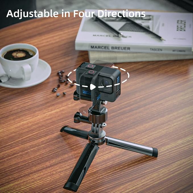 Magnetic Accessories for GoPro, Quick Release Base for Bike, Selfie Stick - Image 3