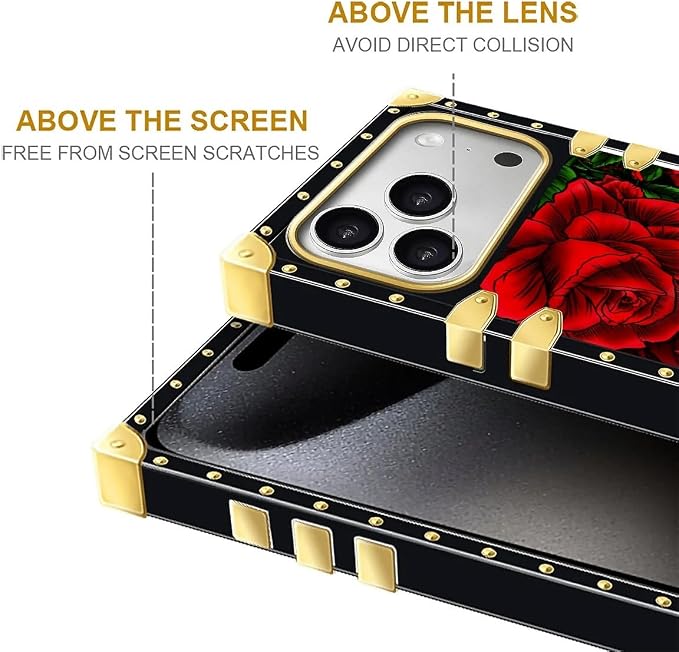 for iPhone 17 Pro Max Case Luxury Golden Decoration - Image 7