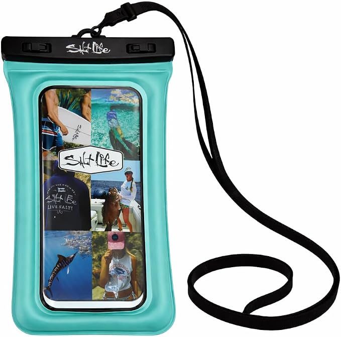 Salt Life Floating Waterproof Phone Case– IPX8 100% Waterproof Phone Case that by SaltLife
