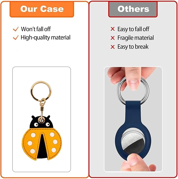Leather Keychain Case Holder Compatible - Image 7