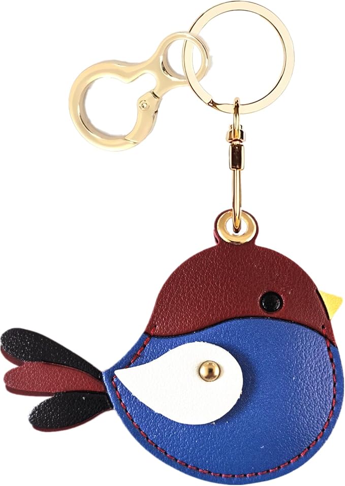 BORKUANA Leather Keychain Holder Case Compatible by BORKUANA
