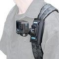 Backpack Shoulder Strap Mount Clip, 360°Rotating Ball Head Backpack Bag Belt by SKEZN