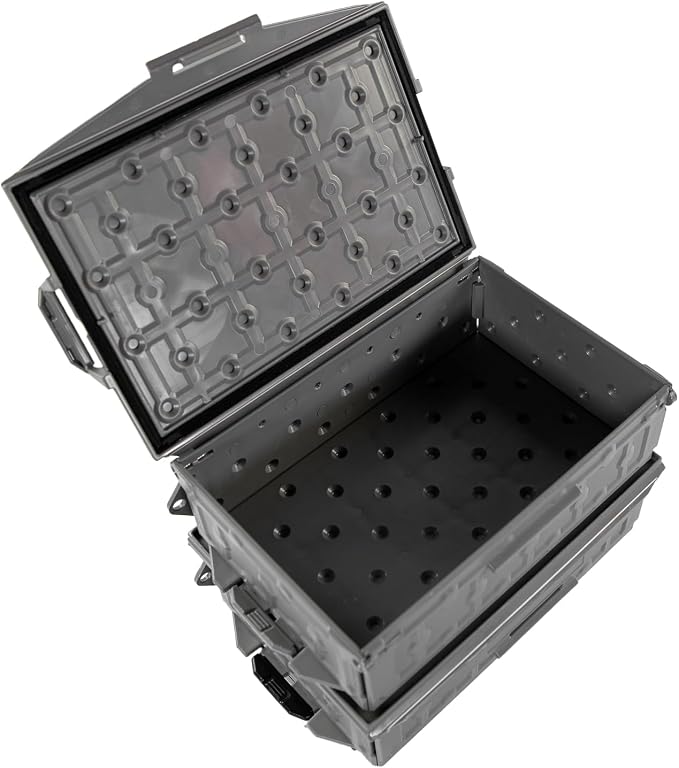 YakAttack TracPak Combo Kit – Battleship Grey | 2 Stackable Storage Boxes + - Image 3