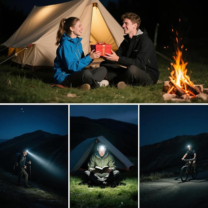 Staaricc Super Bright Aluminum Headlamp, Rechargeable Headlamp High Lumen - Image 7