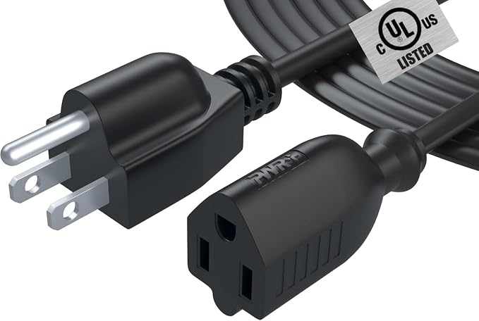 12Ft Power Extension Cord Cable Extender by PWR