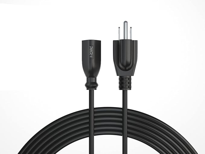 12Ft Power Extension Cord Cable Extender - Image 5