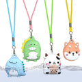 4-Pack Cute Case for AirTag 2/1 Necklace Design, Waterproof Air Tag Necklace by BIQIRE